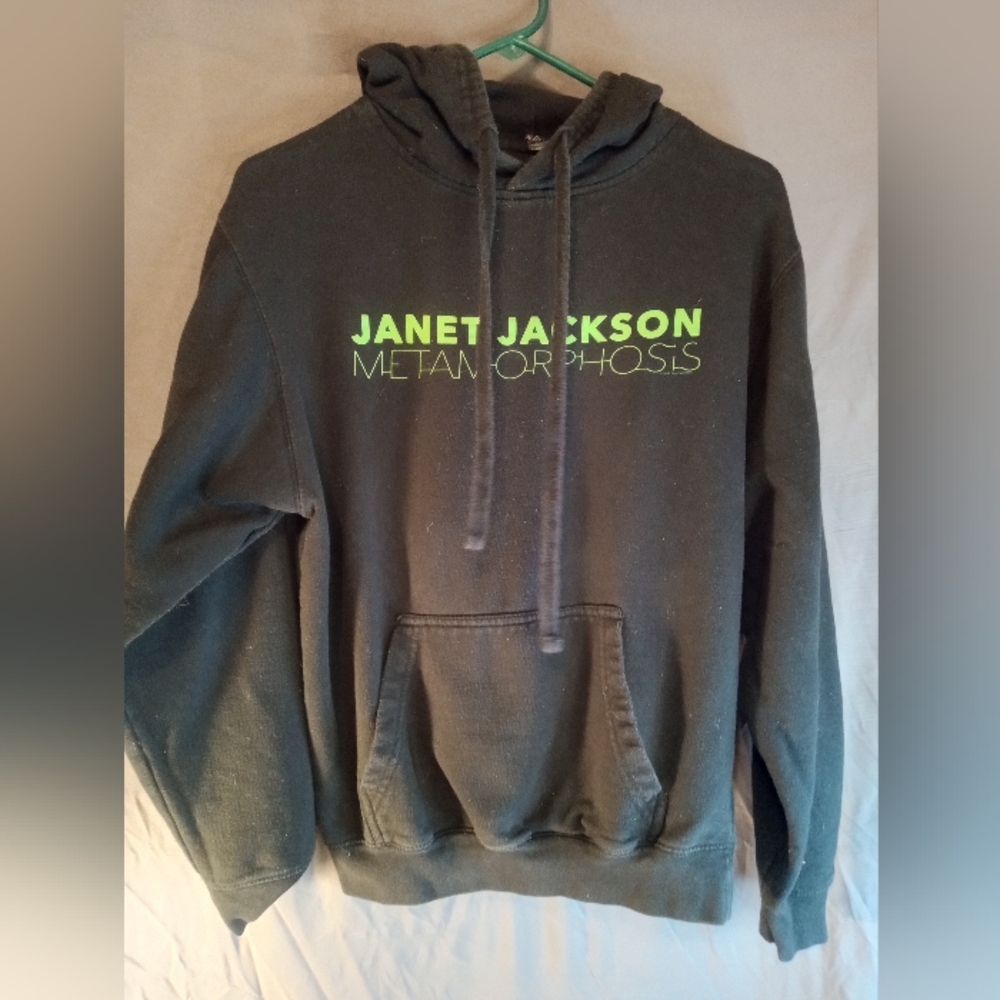 Janet Jackson Together Again Hoodie With Green Print